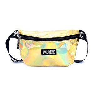 NWT✨ Victoria's Secret PINK Holographic Fanny Pack Waist Belt Bag
